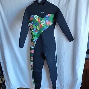 Hevto full body wetsuit back zip
